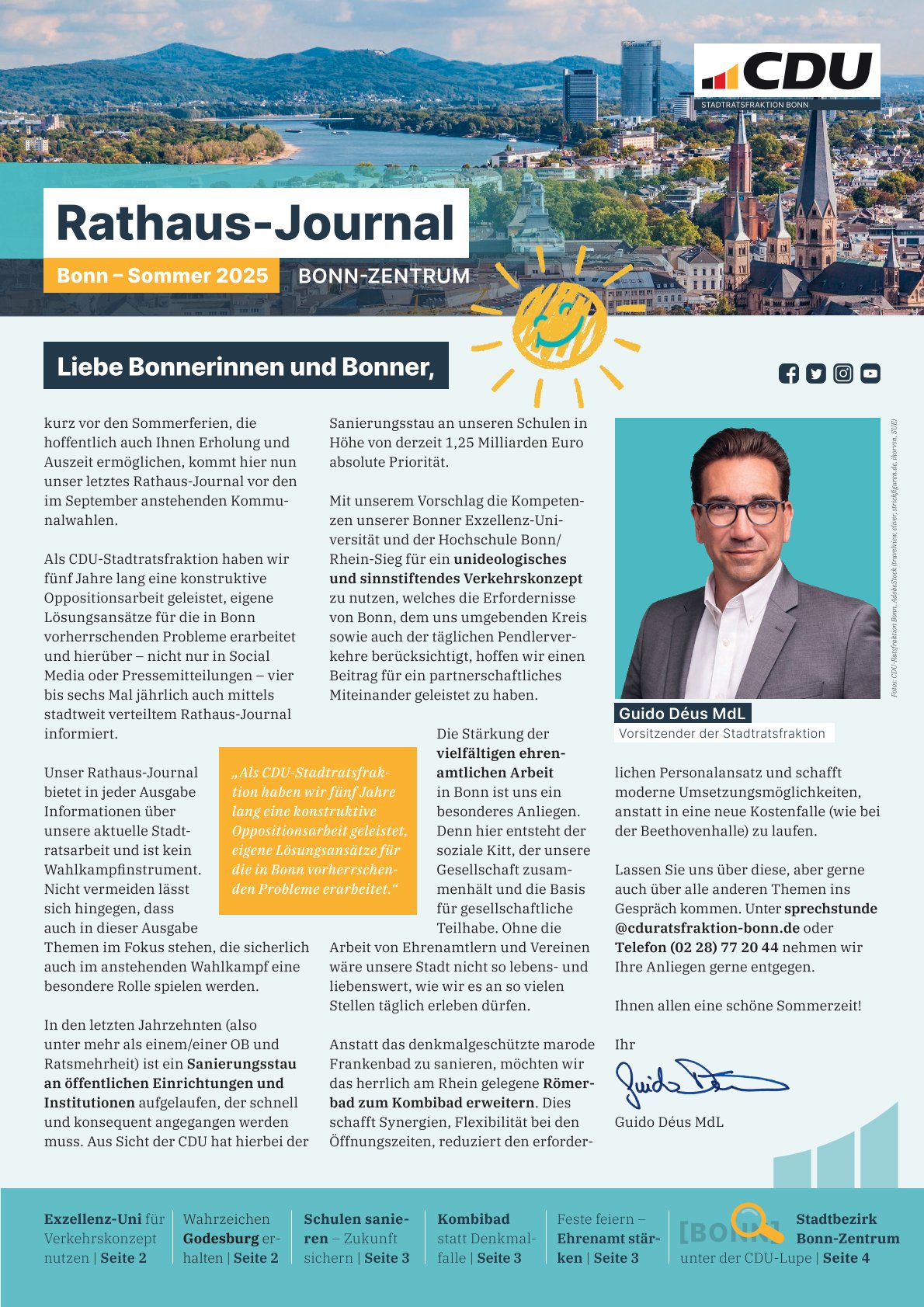 Rathaus-Journal Sommer 2025