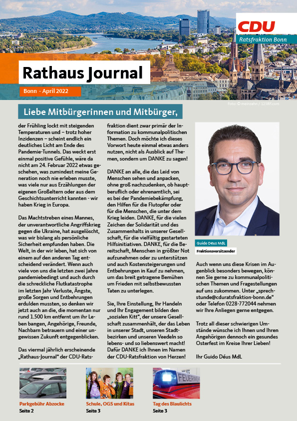 Rathaus Journal April 2022